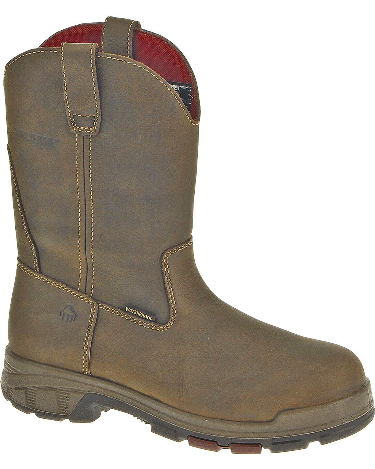 Product Name Wolverine Men s Cabor Wellington Comp Toe WPF Work Boots
