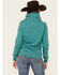 Image #4 - Wanakome Women's Hestia Asymmetrical Zip Hoodie, Teal, hi-res