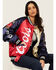 Image #1 - The Laundry Room Women's Satin Heritage Coors Bomber Jacket, Multi, hi-res