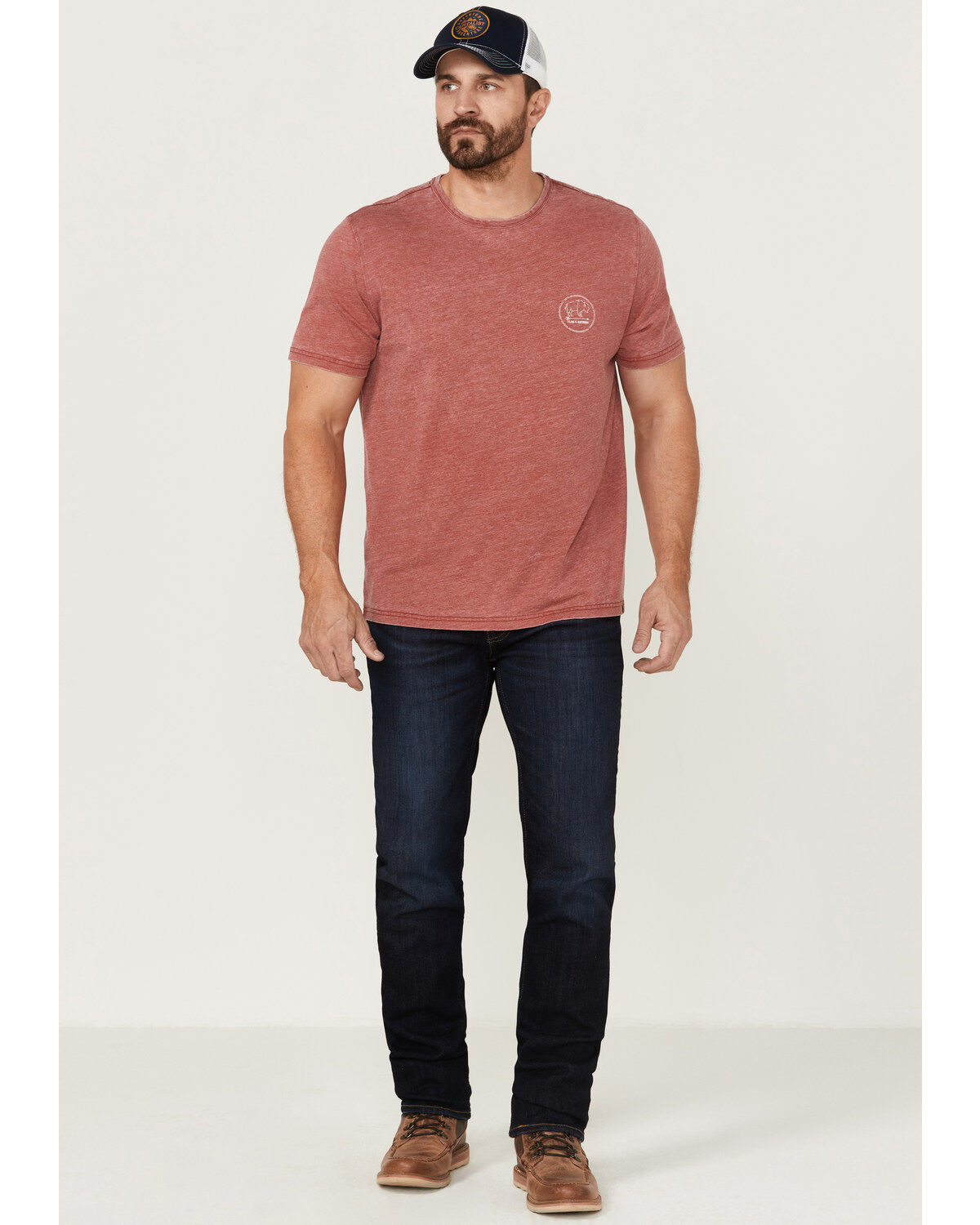 Image #2 - Flag & Anthem Men's Jackson Hole Graphic T-Shirt, Red, hi-res