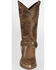 Image #6 - Abilene Women's Distressed Harness Western Boots - Round Toe, Tan, hi-res
