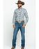 Image #6 - Wrangler Retro Men's Large Ombre Plaid Long Sleeve Western Shirt, , hi-res