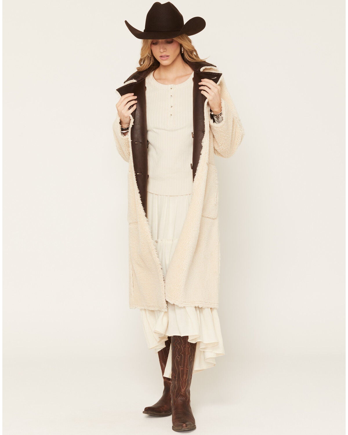 Image #2 - Shyanne Women's Frontier Reversible Coat, Cognac, hi-res