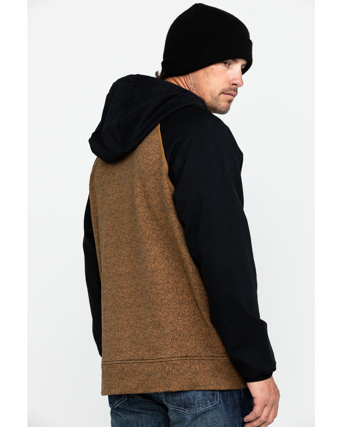 Image #2 - Wrangler Men's FR Contrast Hooded Work Sweatshirt, , hi-res