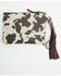 Image #3 - Shyanne Women's Cow Print Suede Wristlet Pouch, Brown, hi-res