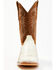 Cody James Men's Bone Python Exotic Western Boot - Broad Square Toe, Brown, hi-res