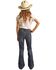 Image #2 - Rock & Roll Denim Girls' Double Button Stretch Trouser Jeans, Blue, hi-res