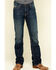 Image #2 - Cinch Men's Ian Rigid Dark Slim Bootcut Jeans, Indigo, hi-res