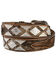 Nocona Pro Series Men's Hair-on Hide Concho Belt, Tan, hi-res