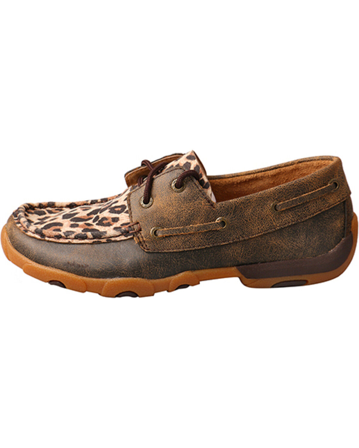 Image #3 - Twisted X Boots Women's Cheetah Print Driving Mocs, Leopard, hi-res