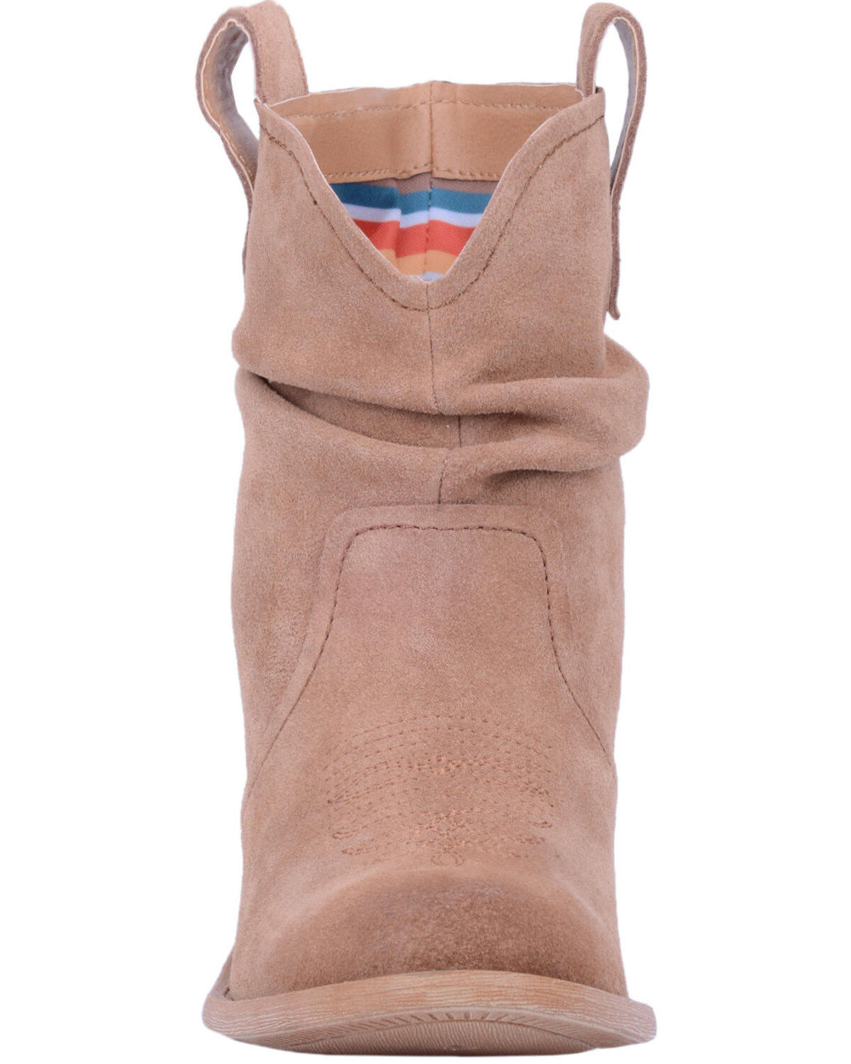 Image #5 - Dingo Women's Jackpot Slouch Suede Booties - Round Toe, , hi-res