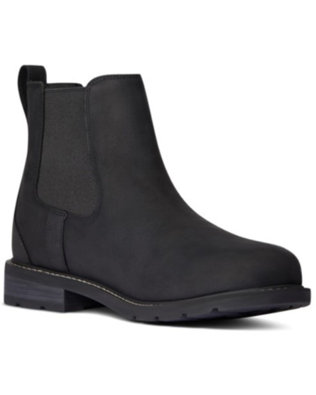 Ariat Men's Wexford Waterproof Chelsea Boots - Round Toe, Black, hi-res