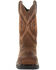 Image #5 - Georgia Boot Men's Carbo-Tec LT Waterproof Western Work Boots - Steel Toe, Brown, hi-res