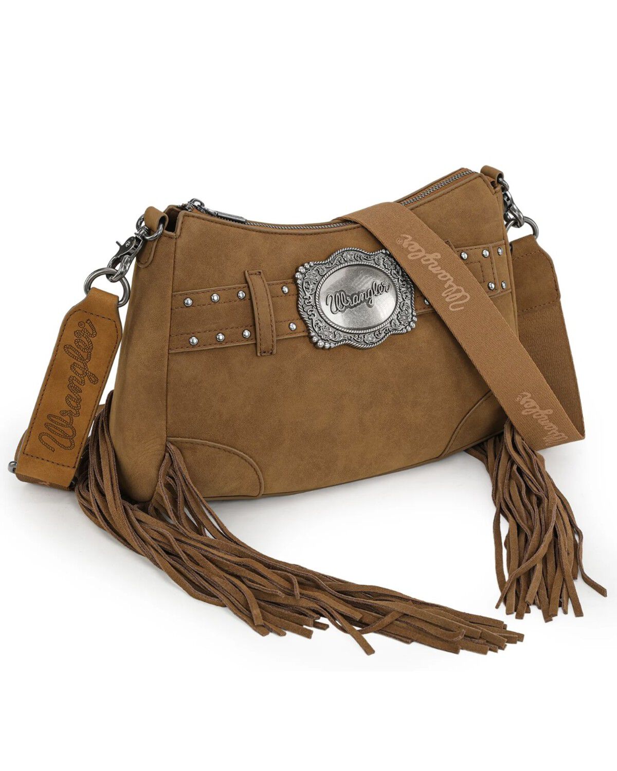 Product Name:  Wrangler Women's Fringe Buckle Hobo Bag