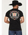 Image #1 - Pendleton Men's Western Brand Logo Short Sleeve Graphic T-Shirt, Black, hi-res