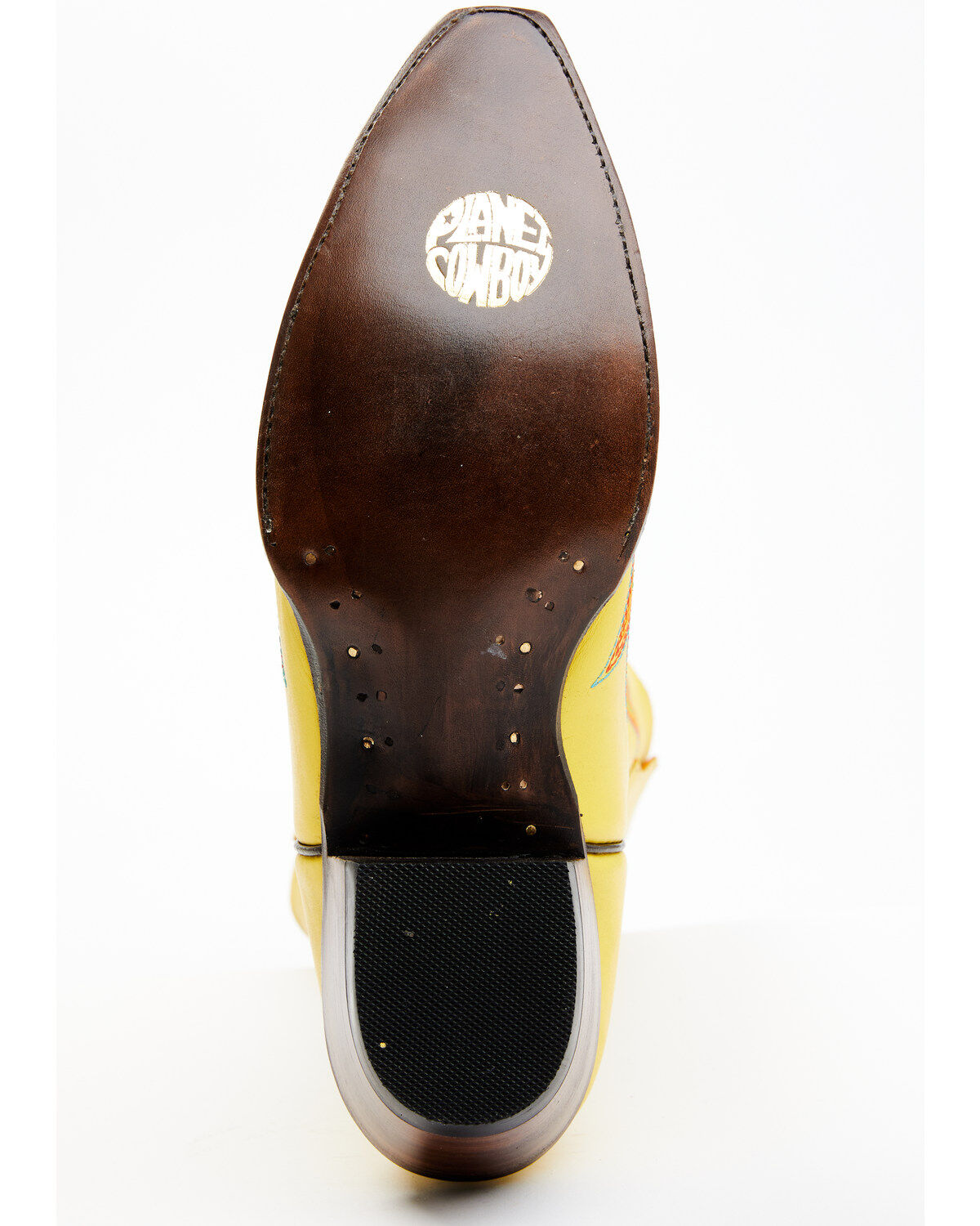 Image #7 - Planet Cowboy Women's Psychedelic Original Soft Western Boots - Snip Toe, Yellow, hi-res