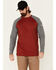 Ariat Men's FR Long Sleeve Baseball Work T-Shirt , Red, hi-res
