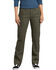 Image #1 - Dickies Women's Solid Stretch Double Front Duck Carpenter Pants, Moss Green, hi-res