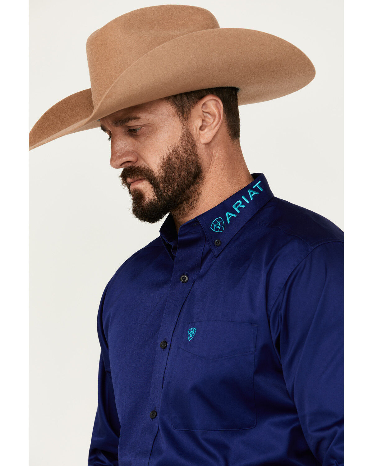 Image #3 - Ariat Men's Team Logo Twill Long Sleeve Button-Down Western Shirt, , hi-res