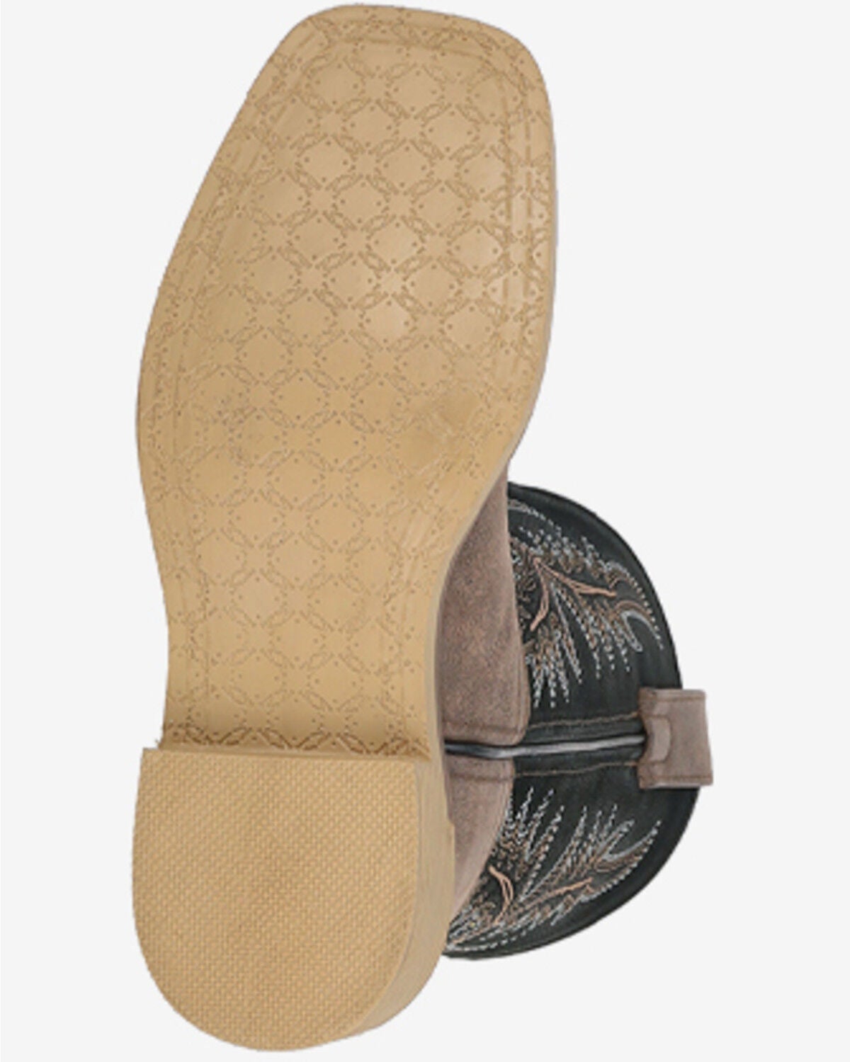 Image #6 - Smoky Mountain Boys' Adobe Western Boots - Broad Square Toe, Black, hi-res