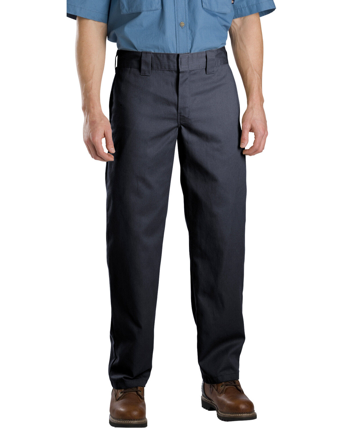 straight leg work trousers