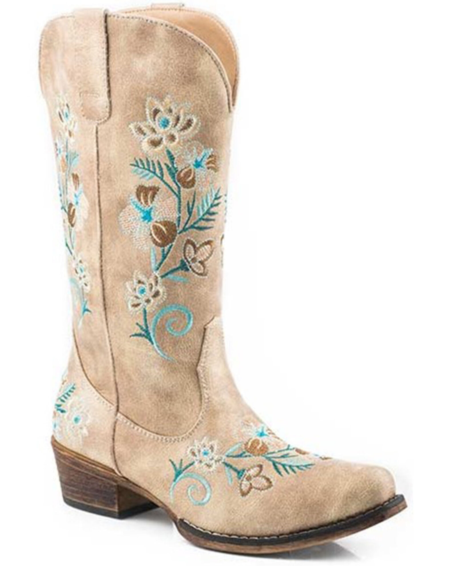 Women's floral western online boots