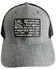 Howitzer Men's Camo Flag Logo Patch Mesh Back Trucker Cap, Heather Grey, hi-res