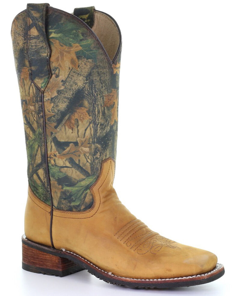camo womens cowboy boots