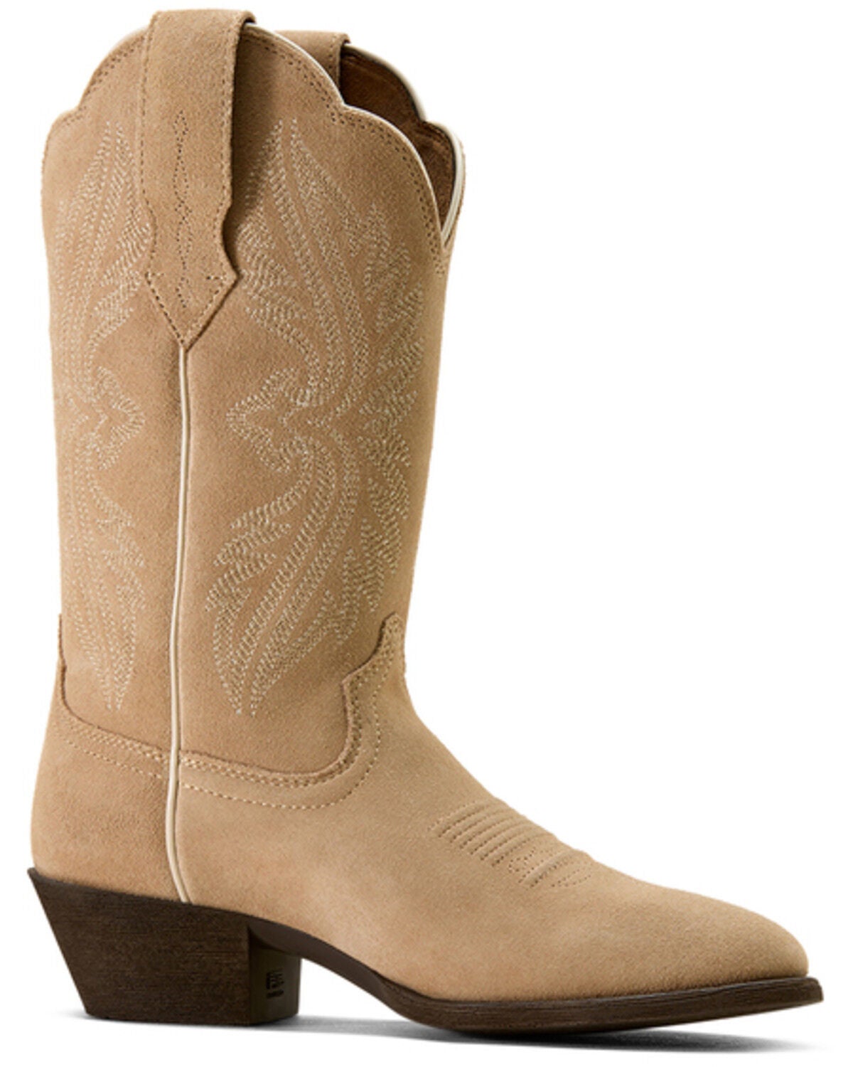Image #1 - Ariat Women's Heritage StretchFit Performance Western Boots - Round Toe, Taupe, hi-res