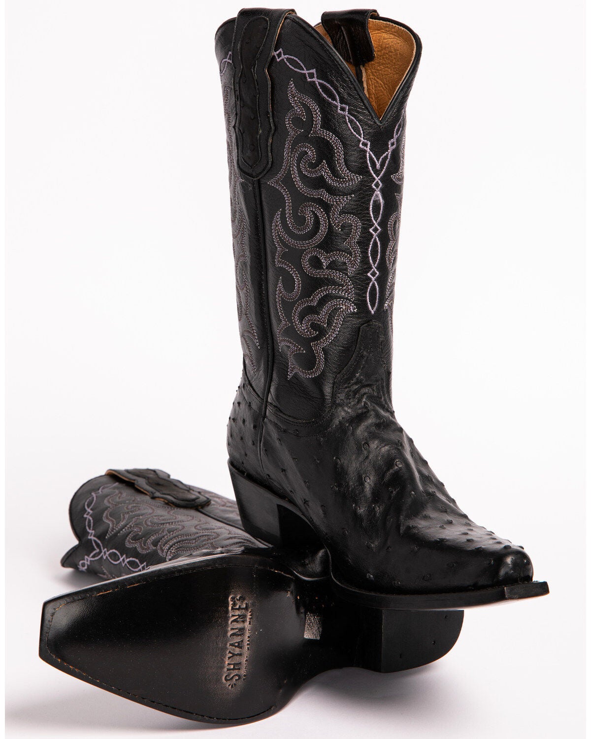 cinch ostrich boots