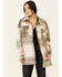 Image #2 - Fornia Women's Sequins Plaid Shacket, , hi-res