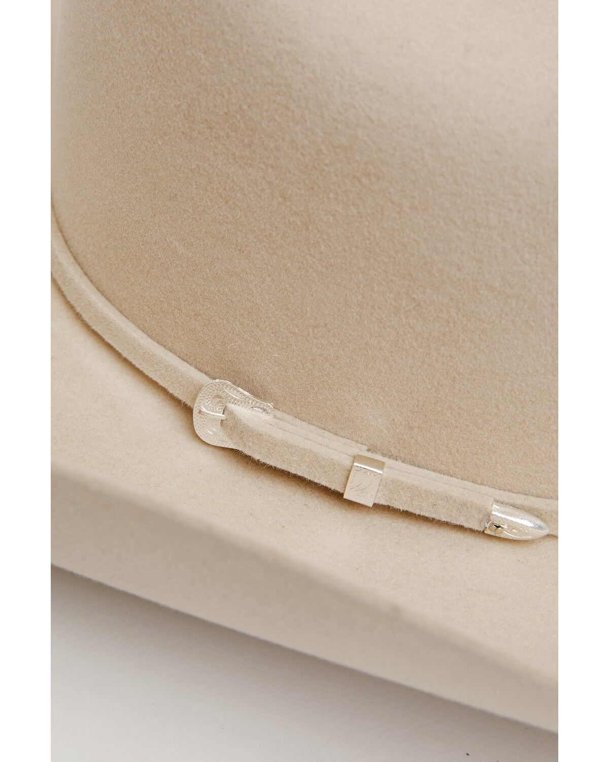 Image #2 - Serratelli Beaumont 6X Fur Felt Cowboy Hat, Cream, hi-res