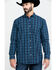 Image #5 - Cody James Core Men's Taladega Small Plaid Long Sleeve Western Shirt, , hi-res