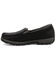 Image #3 - Twisted X Women's Slip-On Driving Mocs, Black, hi-res
