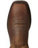 Image #4 - Ariat Men's Groundbreaker Western Work Boots - Steel Toe, Brown, hi-res