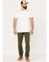 Image #1 - Brothers and Sons Men's Olive Night Wash Tucker Slim Straight Stretch Denim Jeans, Olive, hi-res