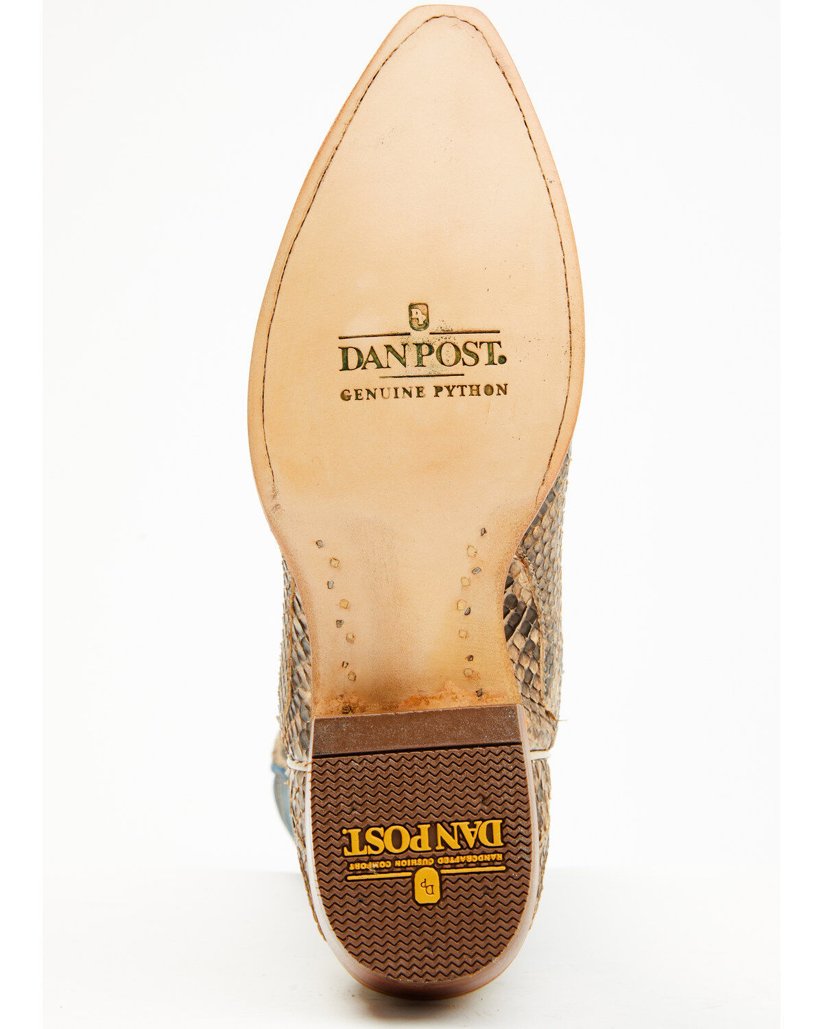 Image #7 - Dan Post Men's Exotic Python Western Boots - Snip Toe, , hi-res