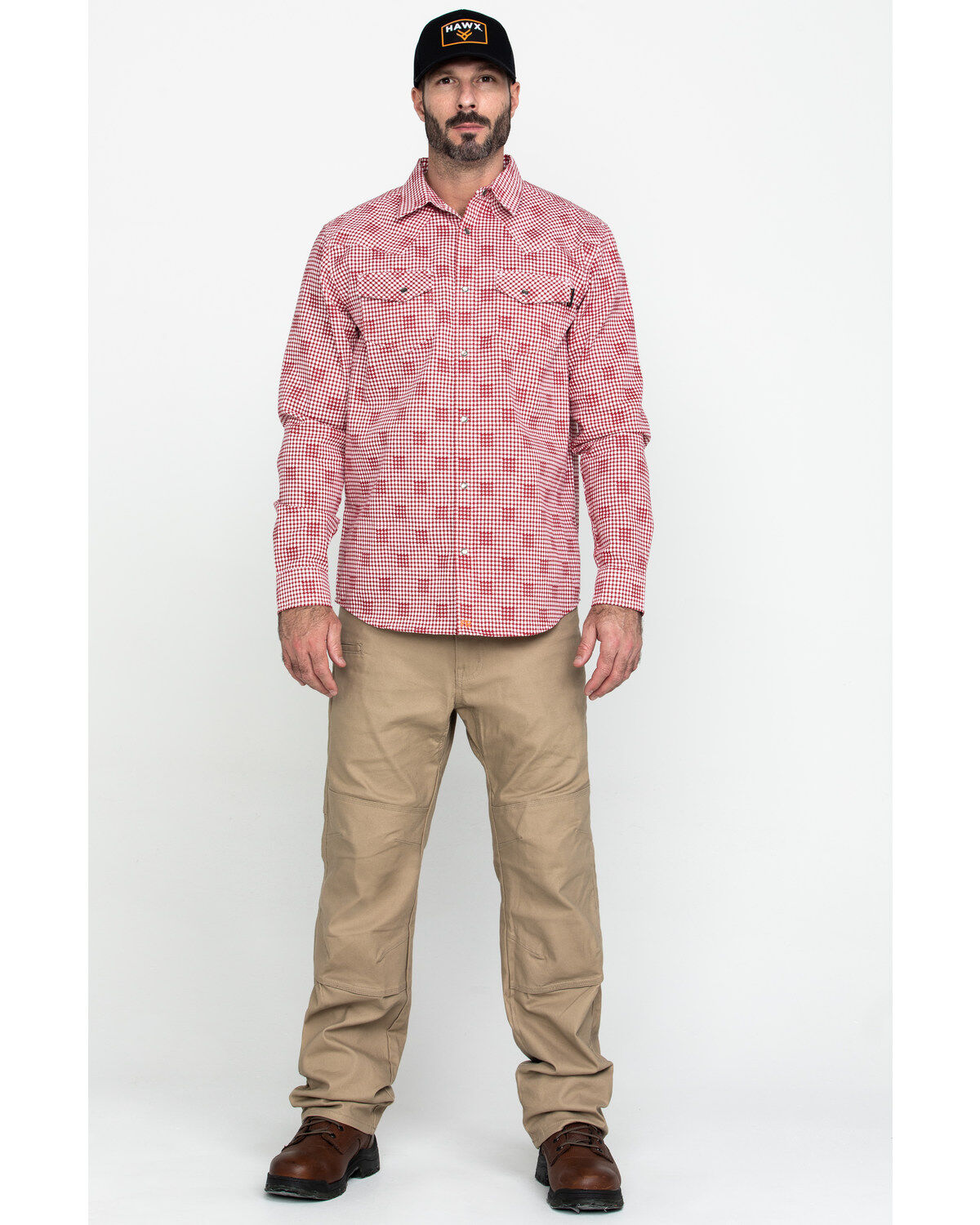 Image #6 - Cody James Men's FR Geo Print Long Sleeve Work Shirt - Tall, , hi-res