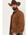 Rock & Roll Denim Men's Full-Zip Corduroy Bomber Jacket, Camel, hi-res