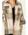 Image #3 - Fornia Women's Sequins Plaid Shacket, , hi-res