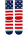 Image #3 - Stance Men's The Fourth Stars & Stripes American Old Glory Crew Socks, Red, hi-res