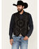 Image #1 - Cody James Men's Yuma Southwestern Jacquard Vest, Black, hi-res