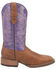 Image #2 - Laredo Women's 11" Western Boots - Broad Square Toe, Purple, hi-res