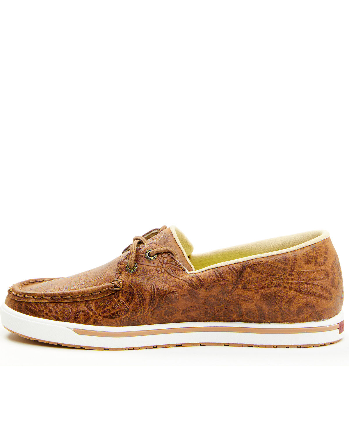 Image #3 - Twisted X Women's Kicks Tooled Casual Shoes - Moc Toe, Tan, hi-res