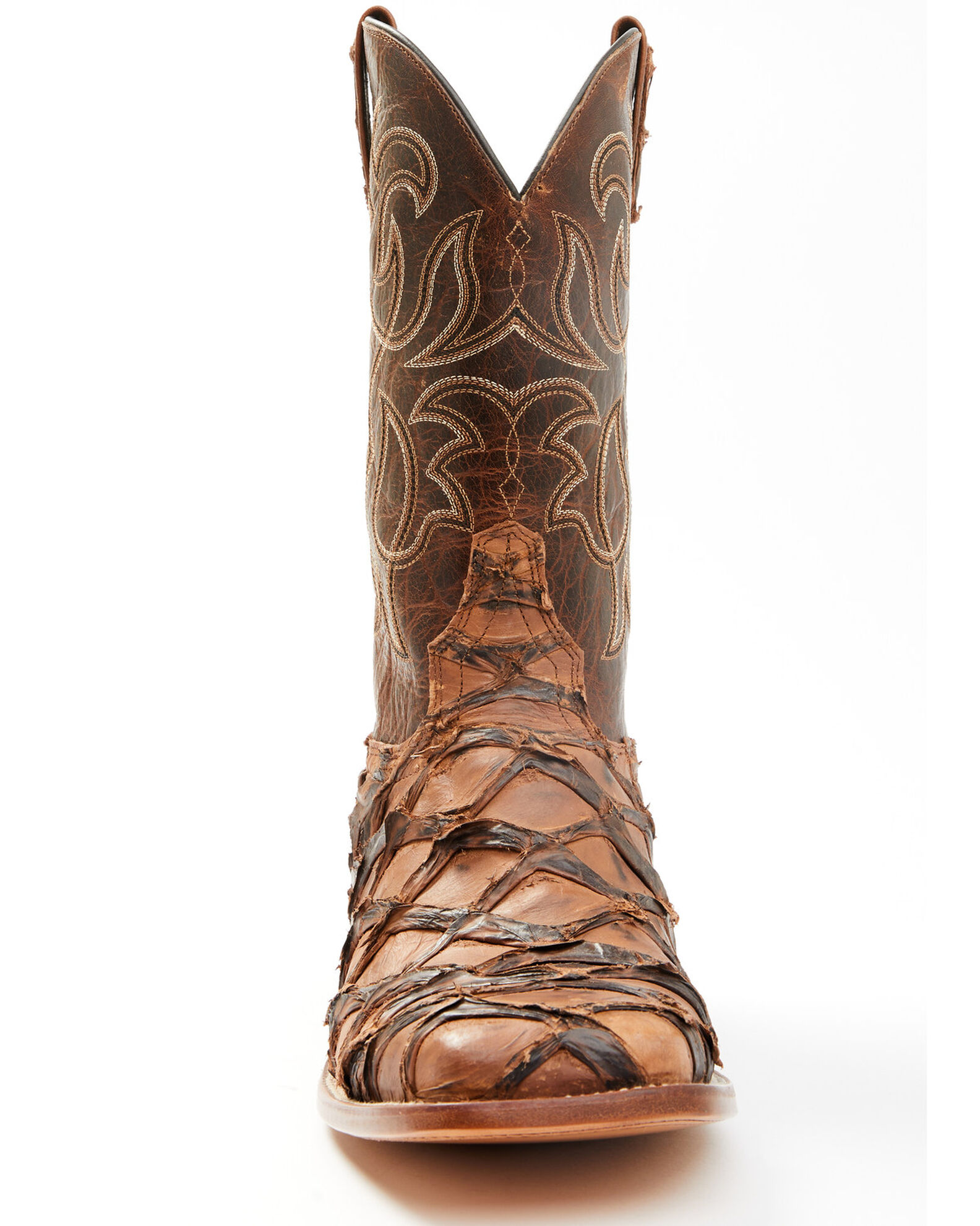 Image #4 - Cody James® Men's Pirarucu Exotic Boots, Brown, hi-res
