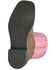 Image #7 - Smoky Mountain Girls' El Paso Western Boots - Broad Square Toe, Brown/pink, hi-res