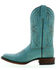 Caborca Silver by Liberty Black Women's Tessa Butterfly Embroidered Western Boots - Square Toe, Turquoise, hi-res