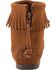 Image #7 - Women's Minnetonka Suede Back Zipper Moccasin Boots, , hi-res