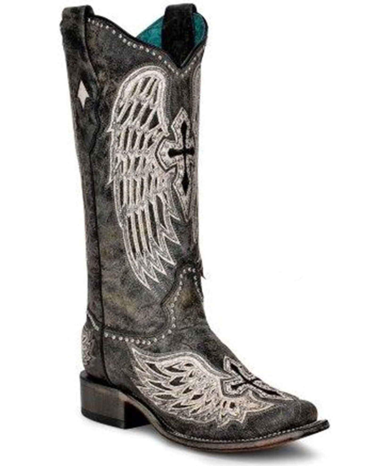 Corral Women s Cross Wings Tall Western Boots Square Toe Boot Barn