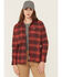 Image #1 - Ariat Women's Rebar Flannel DuraStretch Long Sleeve Button-Down Work Shirt, Red, hi-res